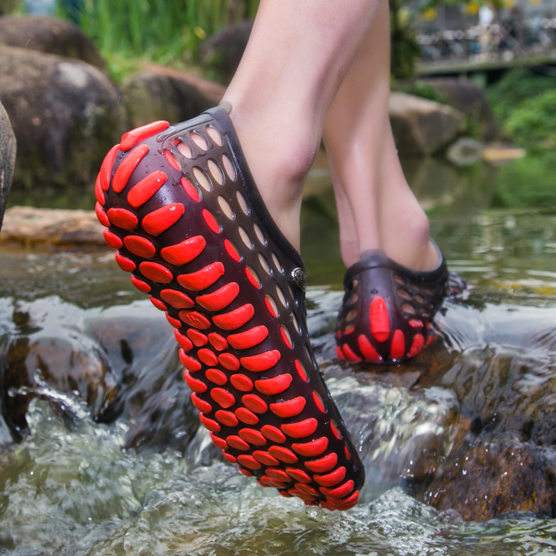 Giày nam lỗ mùa hè - dép nam phiên bản Hàn Quốc- dép đi biển, lội suối - giày Sandal - giày lội nước